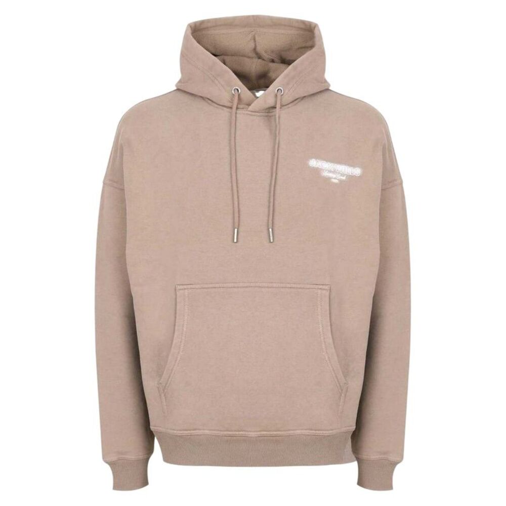 Jack Wills Mens Script Long-Sleeved Hoodie / Fawn